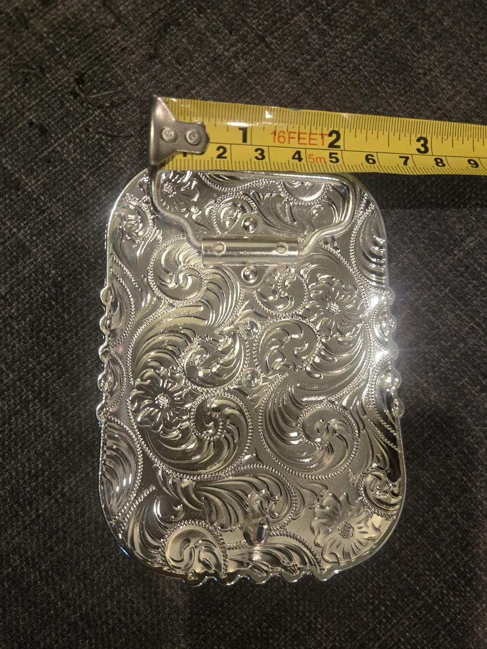 Western Belt Buckle Virgen De Guadalupe